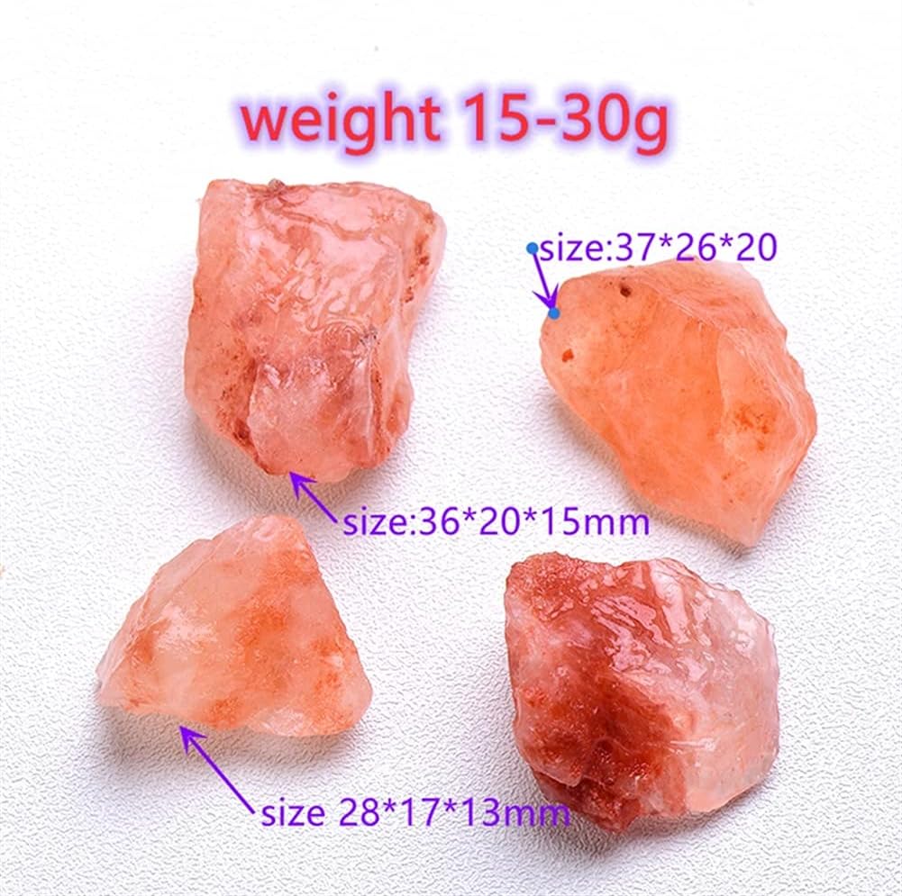 FFIME 天然オレンジ塩クリスタル 砂利 修理 ロックストーン バランス